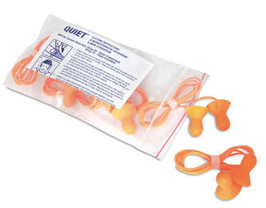 Howard Leight Quiet Corded Earplugs in 5 Pair Polybag