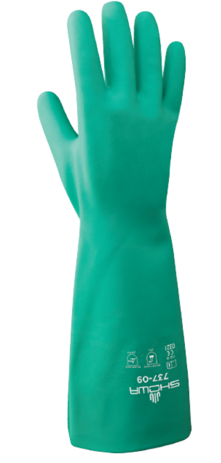 Nitri-Guard glove Unflocked chemical resistant gloves.