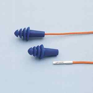 Reusable PVC Corded Metal Detactable Ear Plug 