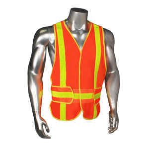 HV-6ANSI-CHV-HG Safety Vest-3.5oz Mesh - Green 