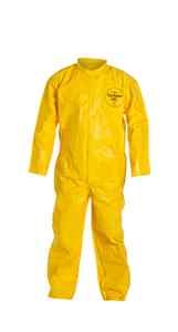 DuPont Tychem QC Coverall. Collar. 12 Coveralls Per Case.
