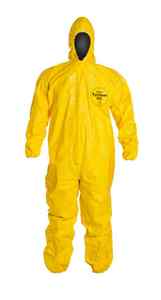 DuPont Tychem QC Coverall. Standard Fit Hood. 4 PER CASE.