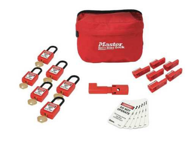 PORTABLE LOCK OUT KIT, ELECTRICAL LOCKOUT, 19. 1 EACH.