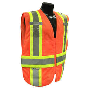 SV23-2 Class 2 Expandable Two Tone Safety Vest 