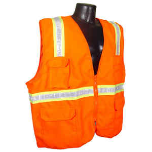 SV61 Solid Economy Prismatic Surveyor with Solid Twill Front & Back 