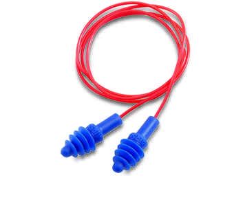 Howard Leight Airsoft Red Polycord Multiple use Earplug