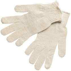 Regular Weight, Cotton/Polyester Blend Knit Work Gloves 