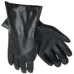 Double-Dipped, 14" Gauntlet, PVC Coated Gloves 