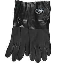 14" Gauntlet Wrist, Double-Dipped PVC Coated Gloves 
