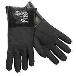 Jersey Lined, 12" Gauntlet, Double-Dipped PVC Coated Gloves 