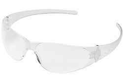 Clear Uncoated Lens, Checkmate Polycarbonate Clear Frame Glasses 