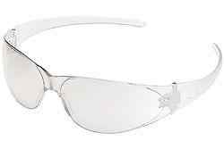 Indoor/Outdoor Clear Mirror Lens, Checkmate Clear Frame Glasses 