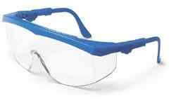 Clear Lens, Nylon Blue Frame Glasses