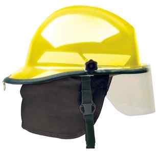 Thermoplastic Structural Fire Helmet with Faceshield 