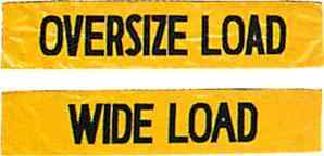 "Wide Load" Heavyweight Banner