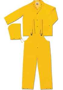 Complete 3 piece suit, limited flammability. Jacket with detachable ho
