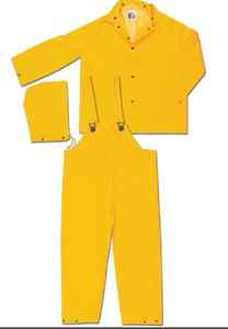 Complete 3 piece suit. Jacket with detachable hood and bib pants w/no 
