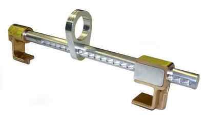 ShadowLite aluminum adjustable beam anchor, fits flange sizes from 3" 