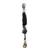 Retractable 6ft. Shock-Absorbing Lanyard with Locking Swivel Snap Hook
