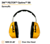 3M™ Peltor™ Optime™ 98 Over-the-Head Earmuffs, Hearing Conservation 