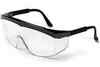Clear Uncoated Lens, Nylon Black Frame Glasses