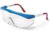 Clear Lens, Nylon Red / White / Blue Frame Glasses