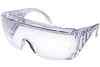 Clear Frame, Clear Uncoated Lens Safety Glasses